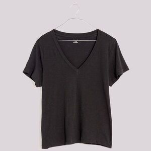 Madewell Black Fitted Short Sleeve Tee